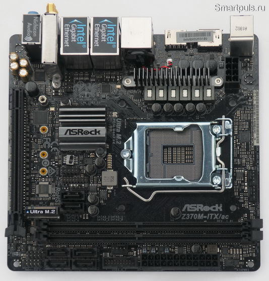 материнская плата ASRock Z370M-ITX/ac - тест и обзор