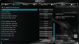 BIOS (UEFI) материнской платы ASRock Z370M-ITX/ac - раздел OC Tweaker