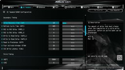 BIOS (UEFI) материнской платы ASRock Z370M-ITX/ac - раздел OC Tweaker