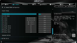 BIOS (UEFI) материнской платы ASRock Z370M-ITX/ac - раздел OC Tweaker