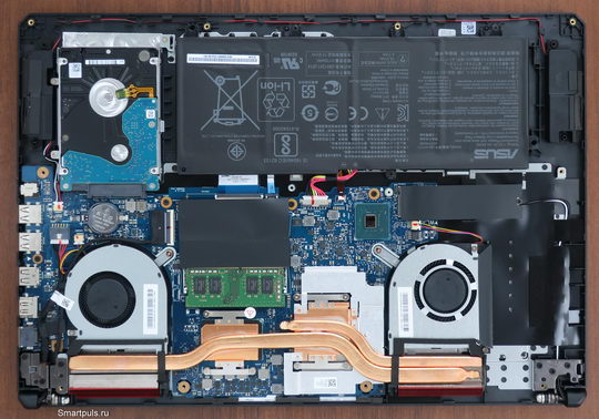 Разборка ноутбука ASUS TUF Gaming FX705GD
