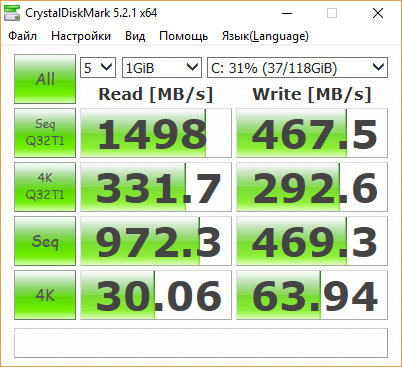 Тест SSD Kingston RBU-SNS8154P3/128GJ