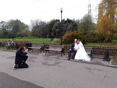 Фотосессия молодоженов