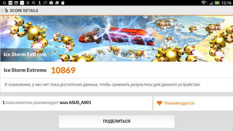 Тест 3dmark ice storm extreme на смартфоне asus zenfone 3 ultra