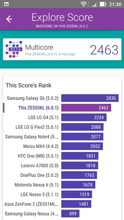 тест vellamo для смартфона asus zenfone 3 zoom
