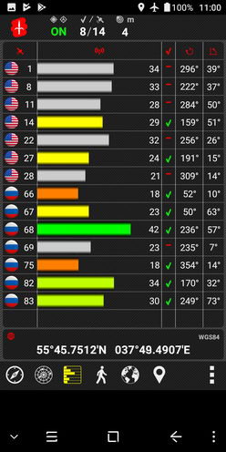 Навигация (GPS и ГЛОНАСС) в смартфоне Blackview S8