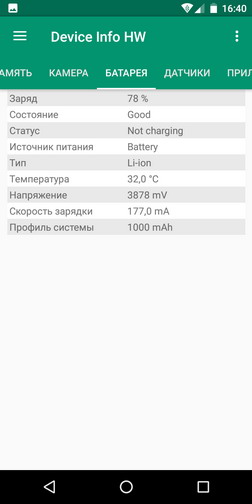 Device Info HW - информация о телефоне (смартфоне) BQ-6001L Jumbo