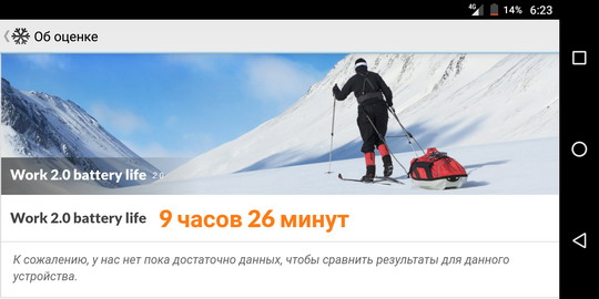 Тест автономности смартфона BQ BQ-6001L Jumbo