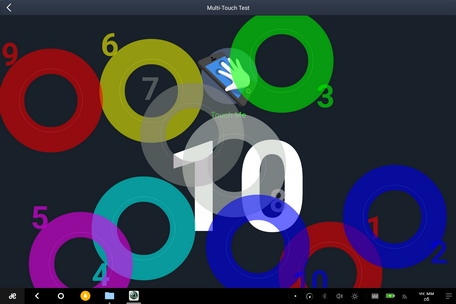 Multi touch test