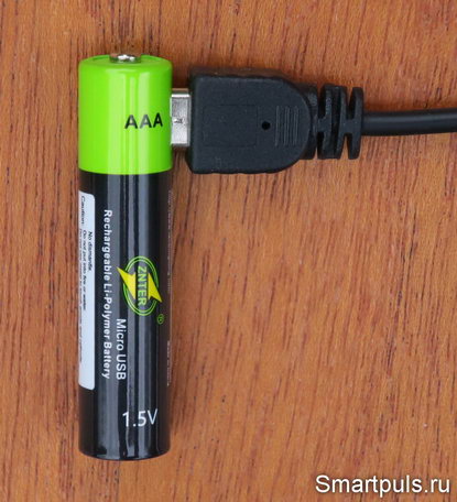 li-ion аккумулятор AAA 1.5 В - тест и обзор