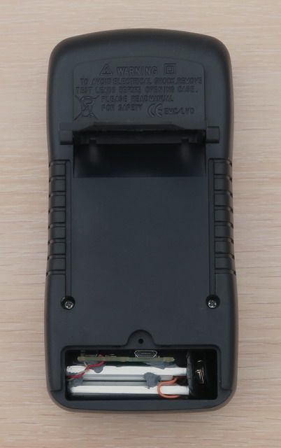 Бескорпусная аккумуляторная Крона в мультиметре Aneng AN8205C