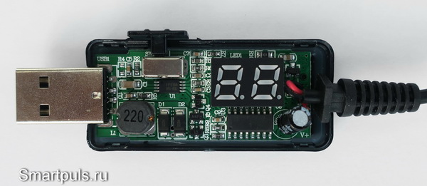 DC-DC преобразователь с 5 В (USB) на 9 и 12 В - разборка