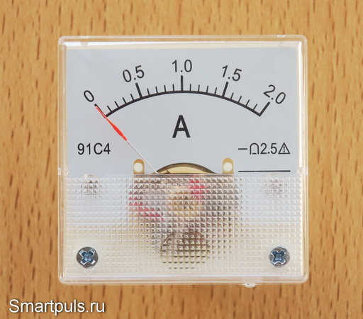 Стрелочный амперметр 10А и стрелочный амперметр 2А - тест и обзор