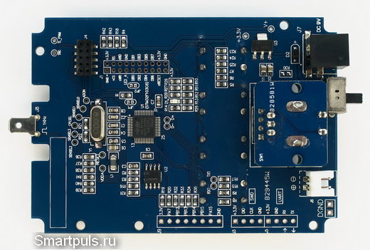 Цифровая плата осциллографа DSO150 (DSO Shell) (вид со стороны элементов)