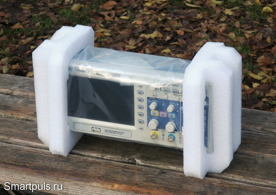 упаковка осциллографа Hantek DSO5102P