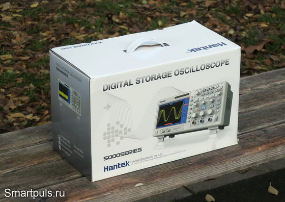 упаковка осциллографа Hantek DSO5102P