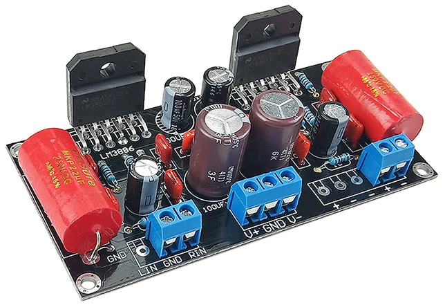 мостовой усилитель низкой частоты на LM3886
