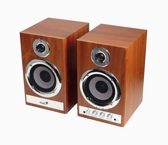 колонки Genius SP-HF1100X без защиты высокочастотного динамика (твиттера)
