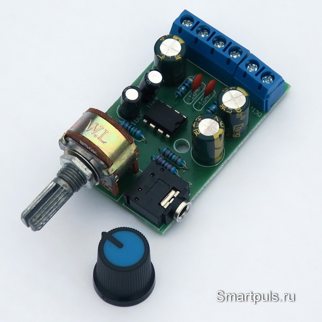Тест и обзор усилителя мощности звуковой частоты на микросхеме TDA2822 (для наушников)