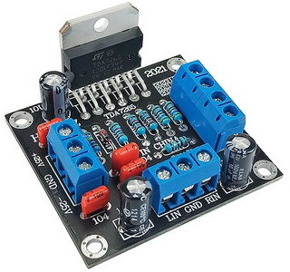 Стереофонический усилитель мощности звуковой частоты на микросхеме TDA7265 класса AB (2 x 25 W) с двухполярным питанием: чип - хорош, но плата требует "допиливания"
