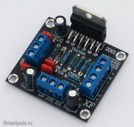 Тест и обзор усилителя мощности звуковой частоты (2x25 W) класса AB с двухполярным питанием на микросхеме TDA7265