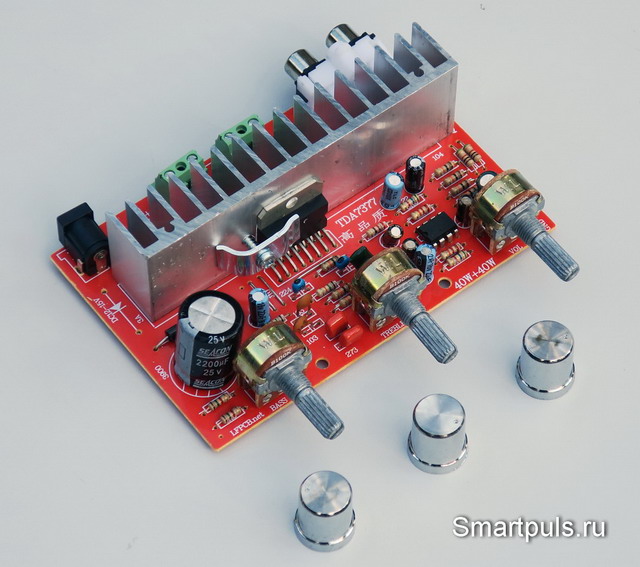 Тест и обзор усилителя мощности звуковой частоты (2x30 W) класса AB на микросхеме TDA7377
