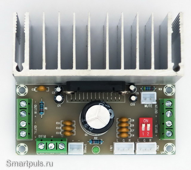 Тест и обзор УНЧ на микросхеме TDA7388 (XH-M231)