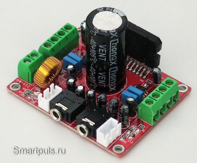 Тест и обзор усилителя мощности звуковой частоты (4x50 W) класса AB на микросхеме TDA7850