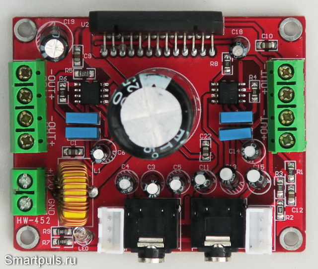 Тест и обзор УНЧ на микросхеме TDA7850 (HW-452)