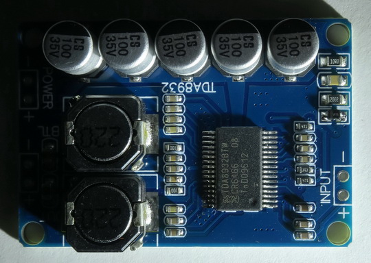 УНЧ класса D на микросхеме TDA8932BTW
