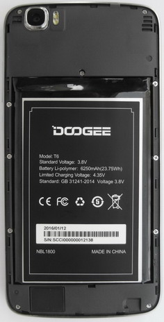 Разборка смартфона Doogee T6