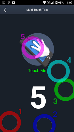 Multi-touch test Doogee T6