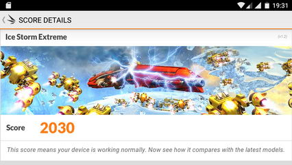 Тест 3DMark Ice Storm Unlimited в смартфоне Doogee x5max