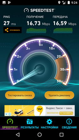 Скорость интернета в телефоне Fly FS526 Power Plus 2