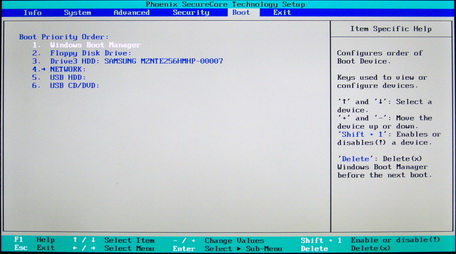 BIOS планшета fujitsu stylistic q665