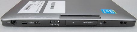 планшет Fujitsu STYLISTIC Q665 - левая грань