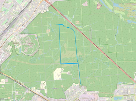 Лыжни в Лосином Острове (упрощенная схема)