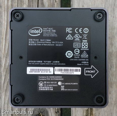 Тест и обзор мини-ПК (платформы) Intel NUC NUC7i7BNH (boxnuc7i7bnh)