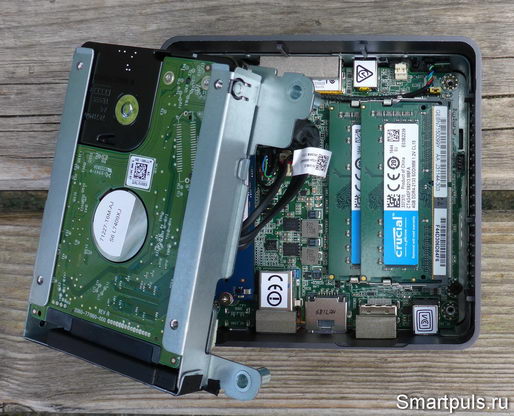 разборка мини-ПК (платформы) Intel NUC NUC7i7BNH (boxnuc7i7bnh)