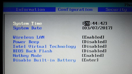 Вход в БИОС на ноутбуке Lenovo V110-15ISK