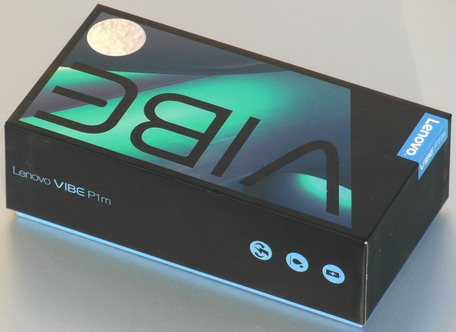 Упаковка смартфона Lenovo vibe p1m