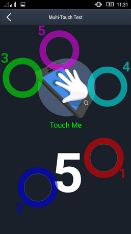 Multi-touch test Lenovo vibe p1m