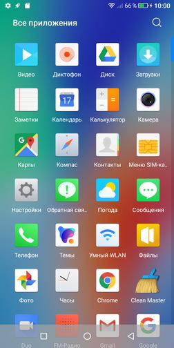 Программное обеспечение смартфона Neffos X9