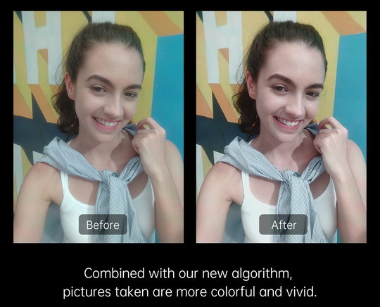 Обработка фотографий, сделанных подэкранной камерой OPPO