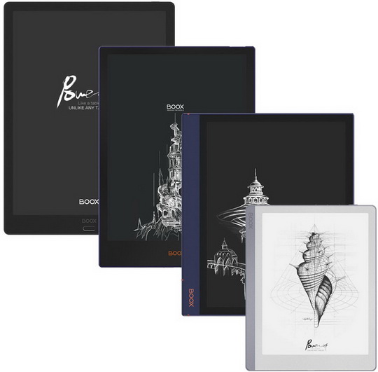 Новые электронные книги ONYX BOOX MAX Lumi 2, ONYX BOOX Note 5, ONYX BOOX Note Air 2, ONYX BOOX Leaf