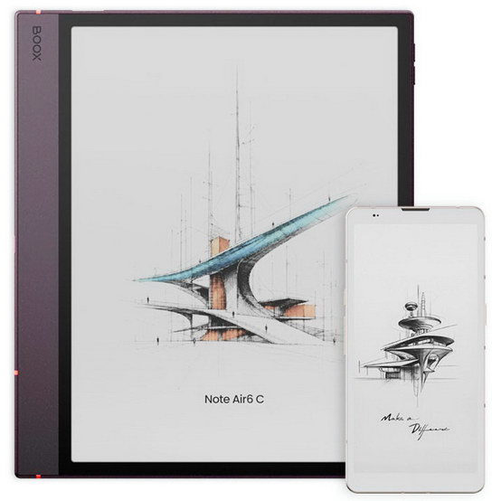 крупноформатный цветной ридер Note Air 6 C и компактная модель Palma 3 - технические описания и характеристики