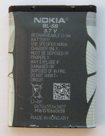 Устройство литий-ионного (li-ion) аккумулятора на примере nokia bl-5b