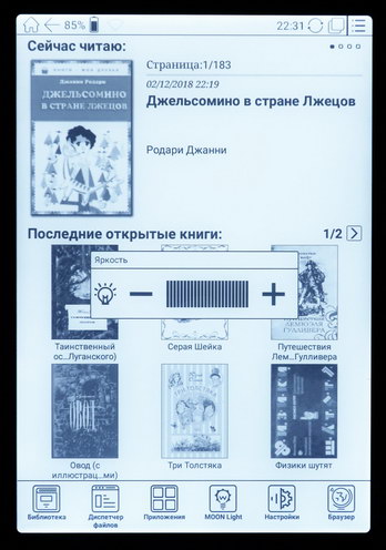 Подсветка экрана Onyx Boox Euclid