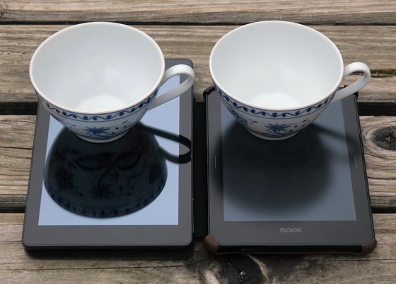 Слабый уровень отражений в экране электронной книги Onyx Boox Robinson Crusoe 2