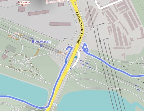 Разрыв трека GPS при пропадании сигнала от спутников